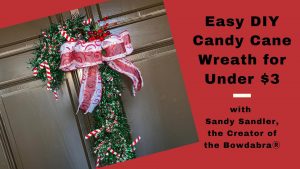 Candy cane wreath