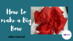 How to make a perfectly beautiful big red bow with Bowdabra