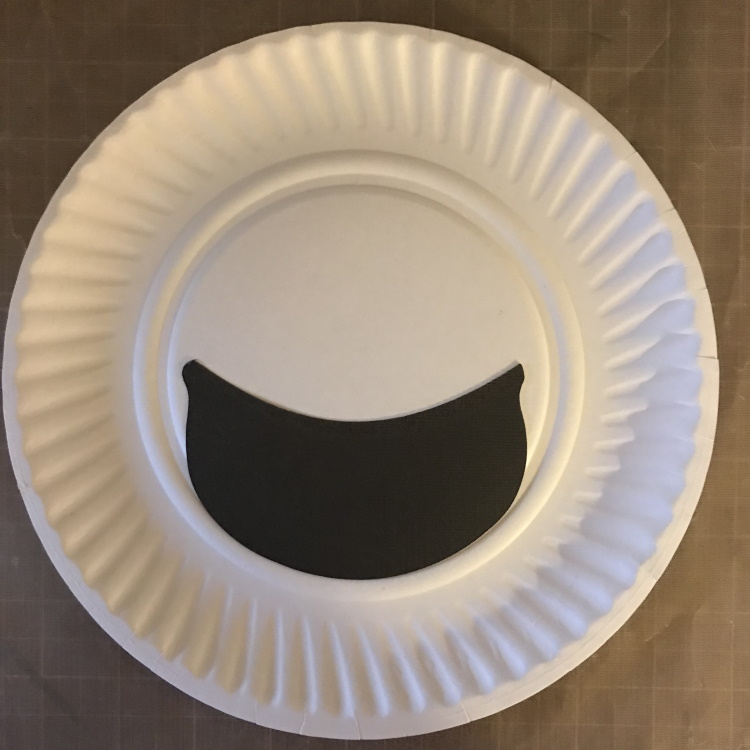 Glue Pot on White Paper Plate