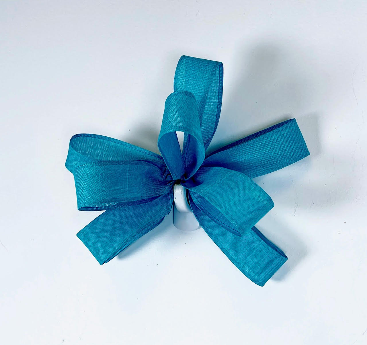 Beautiful Blue Ribbon Bow
