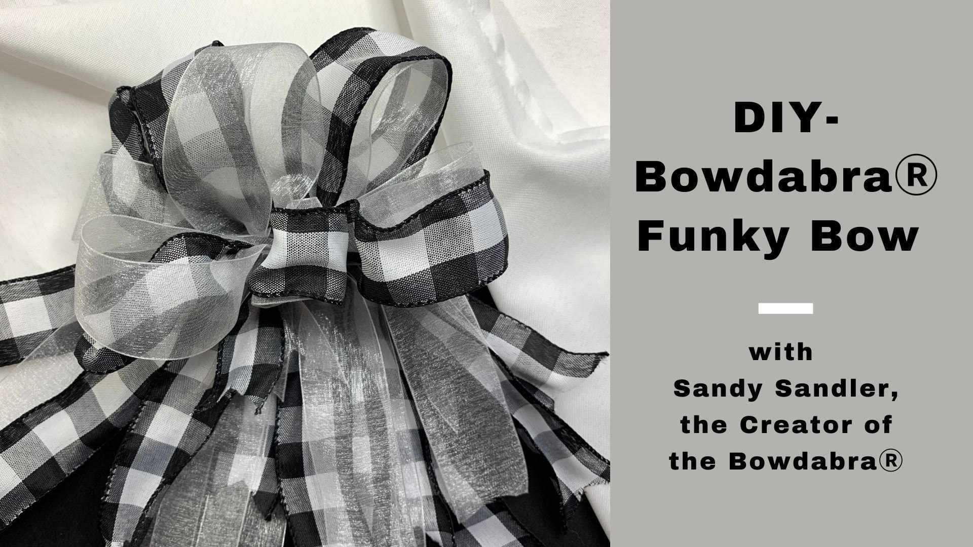 How to make a funky bow in minutes with Bowdabra