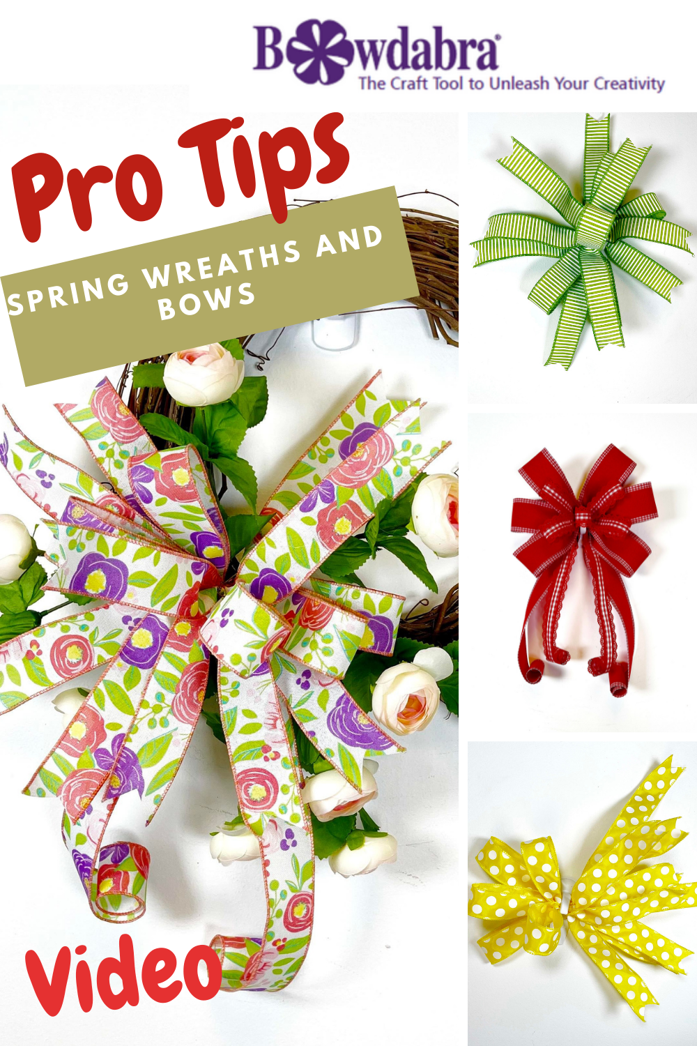 DIY Spring Wreaths and Bows