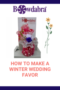 winter wedding favor