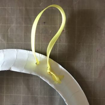 Slide Knot to Back of Plate