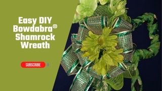 St. Patrick's Day Shamrock Wreath