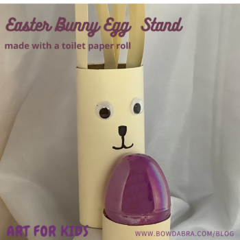 Toilet Roll Bunny Egg Stand (Instagram)