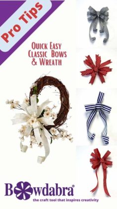diy spring bow wreath