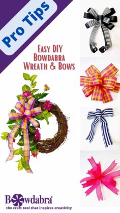 DIY Wreath & Bows tutorial