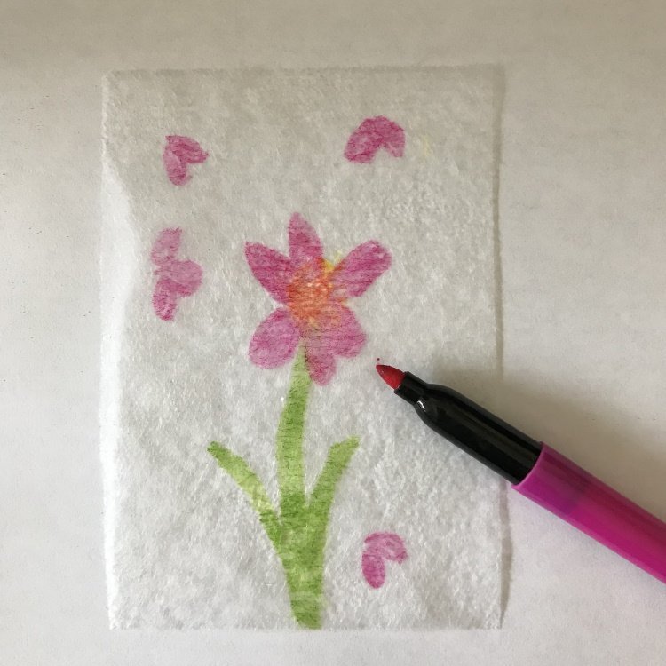 Color Dryer Sheet with Markers Bowdabra