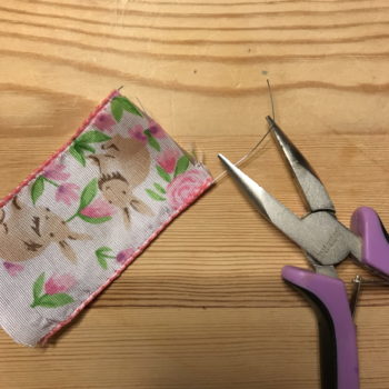 Remove Wires from 2-5 inch Length of Ribbon