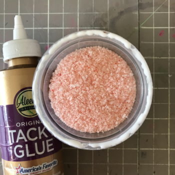 Add Bead of Glue to Top of Container