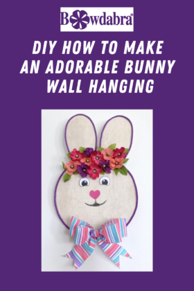 bunny wall hanging