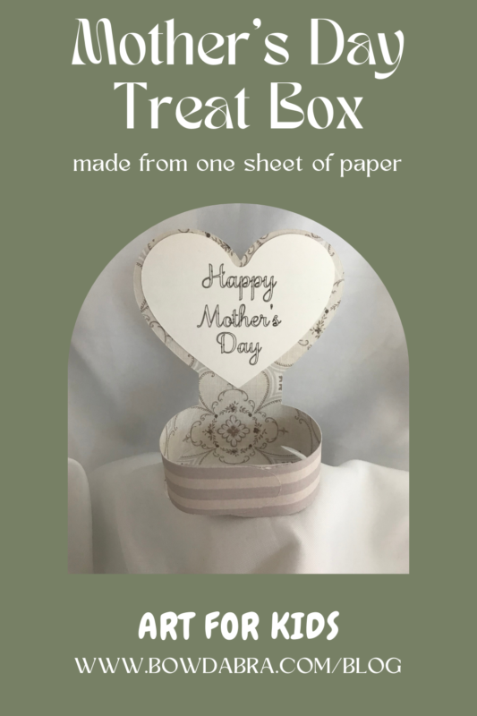 How to make the perfect Mother's Day treat box from one sheet of paper