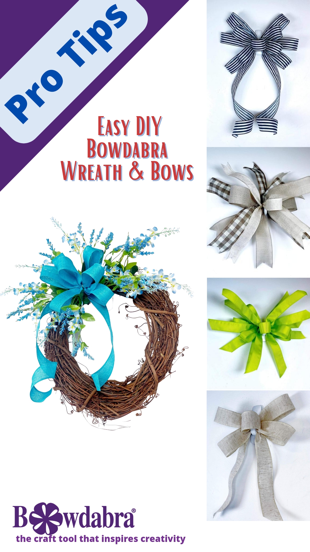 diy wreath bow tutorial