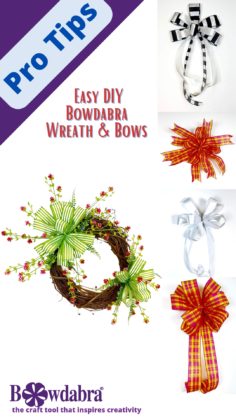 DIY Classic Style Wreath & Bows
