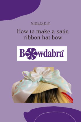 satin ribbon bow