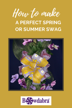 spring or summer swag