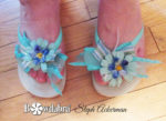 How to - DIY to dress up your flip flops for summer fun with Bowdabra