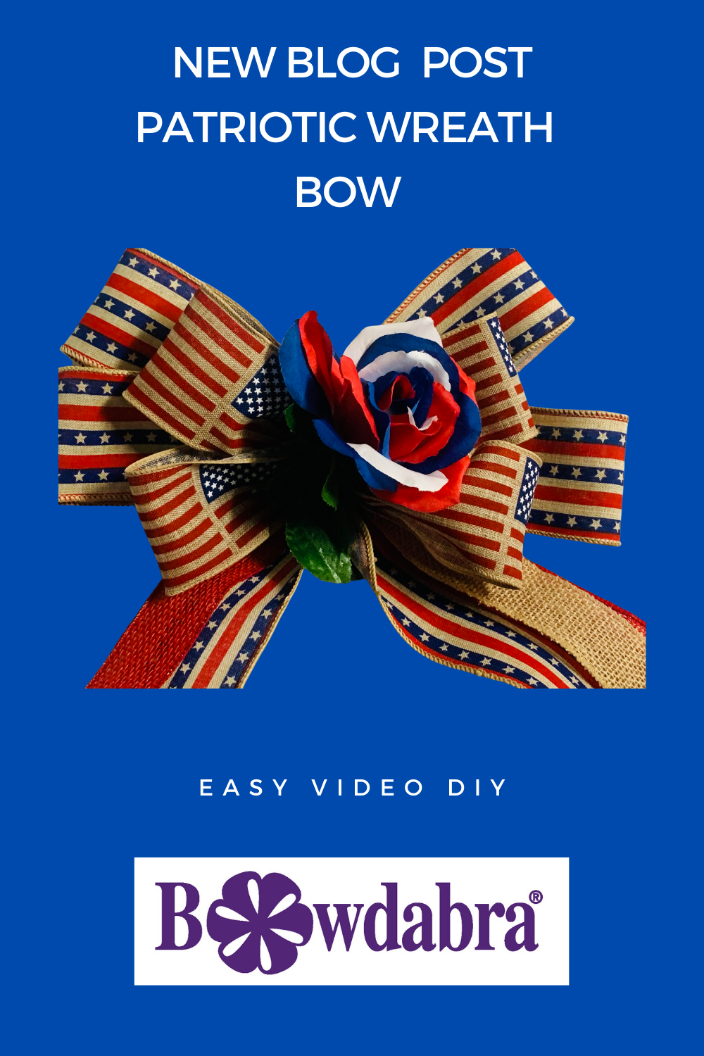 Bowdabra All In One Patriotic Ribbon Kit Online For DIY Bows