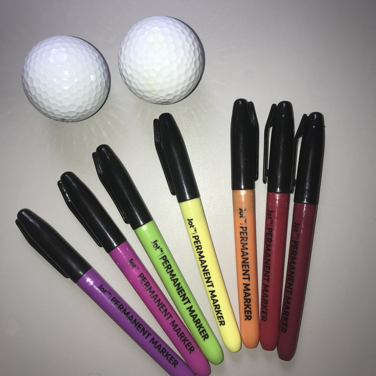 Supplies for Decorated Golf Balls