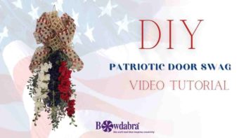 How to brighten up your decor with a stunning fourth of July swag