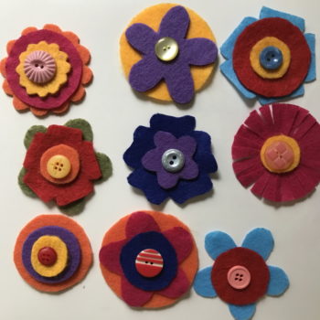 Arrange and Layer Shapes to Form Flower