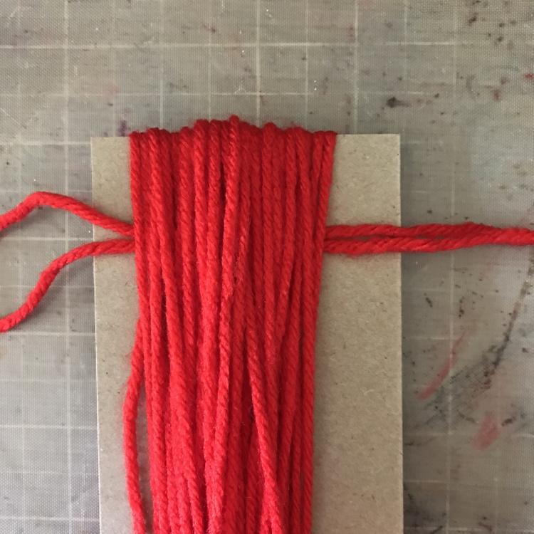 Slide Length of Yarn under Wrapped Bundle