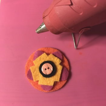 Top Flower with Button