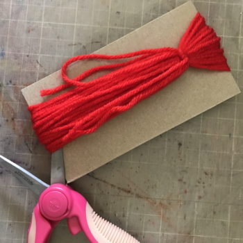 Cut Bottom Loops of the Yarn Doll Bundle