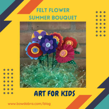 Felt Flower Summer Bouquet (Instagram)