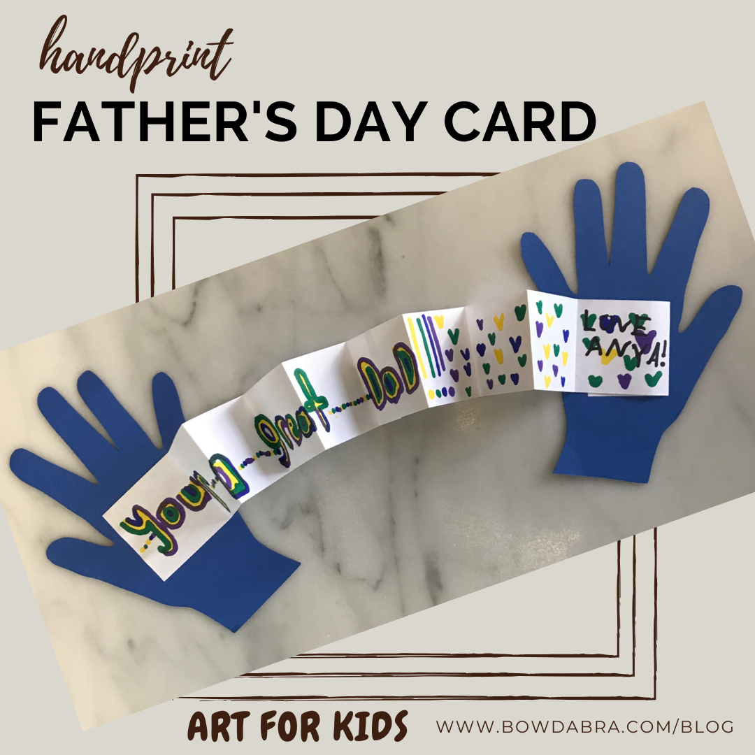 Handprint Father's Day Card (Instagram)