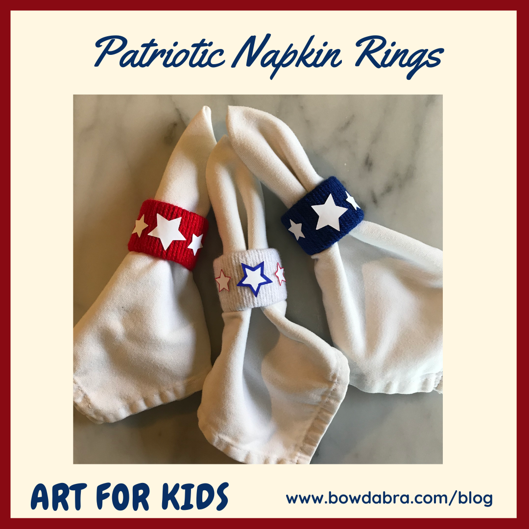 Patriotic Napkin Rings (Instagam)