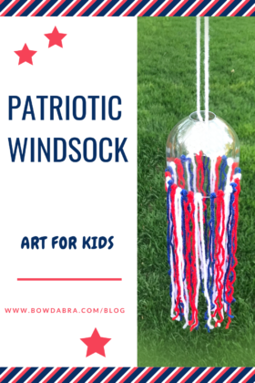 Patriotic Fourth of July Windsock (Pinterest)