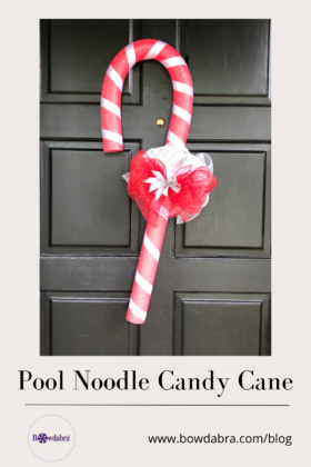Pool Noodle Candy Cane