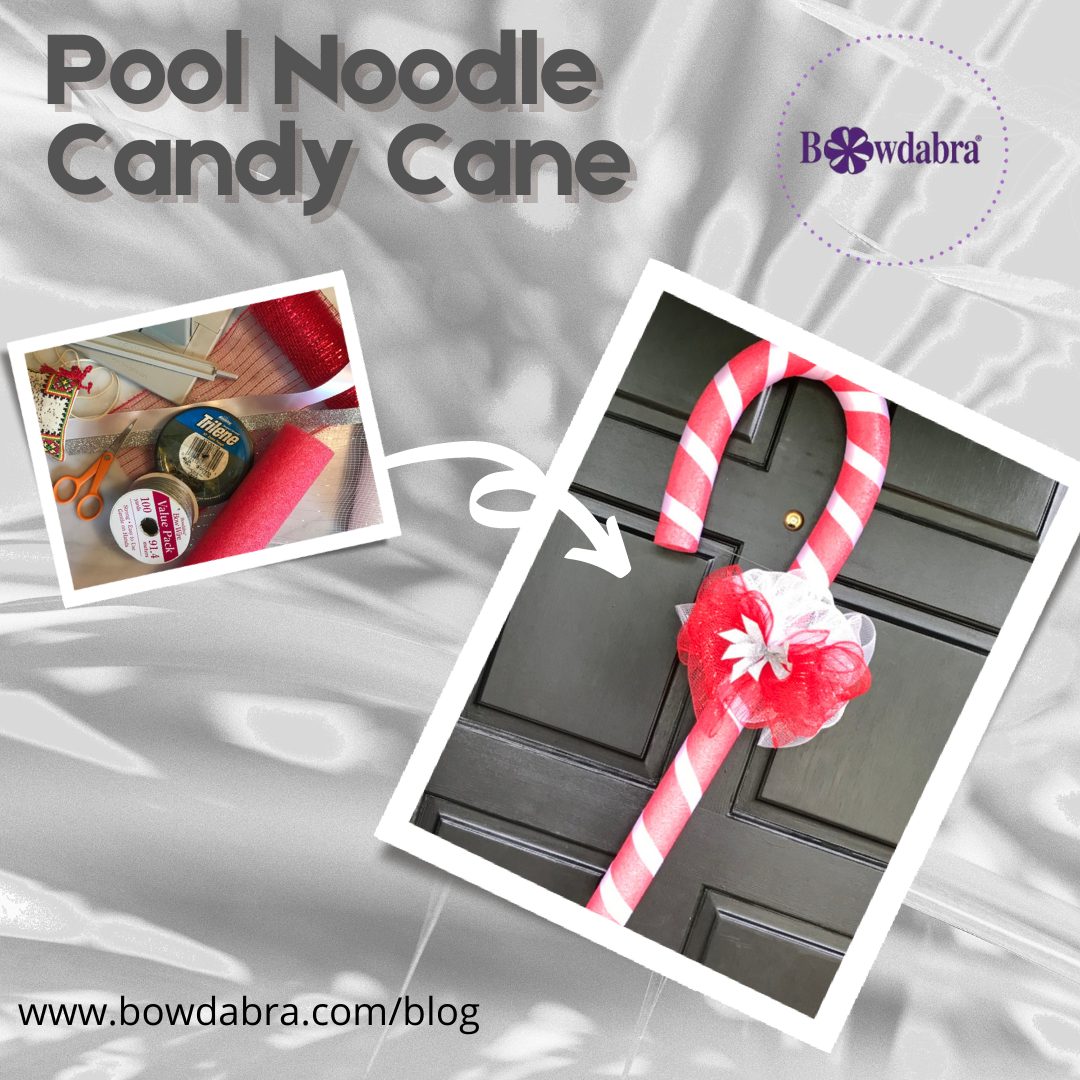 Pool Noodle Candy Cane (Instagram)