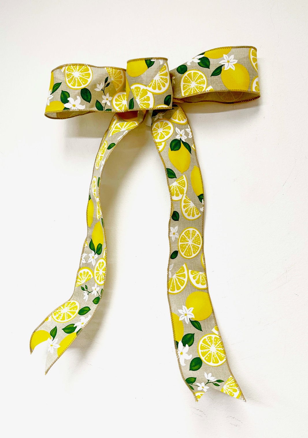 How to Make Lemon Wreath & Bow – The Easy Way!