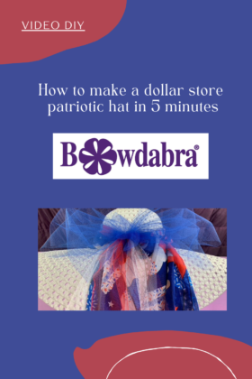 dollar store patriotic hat