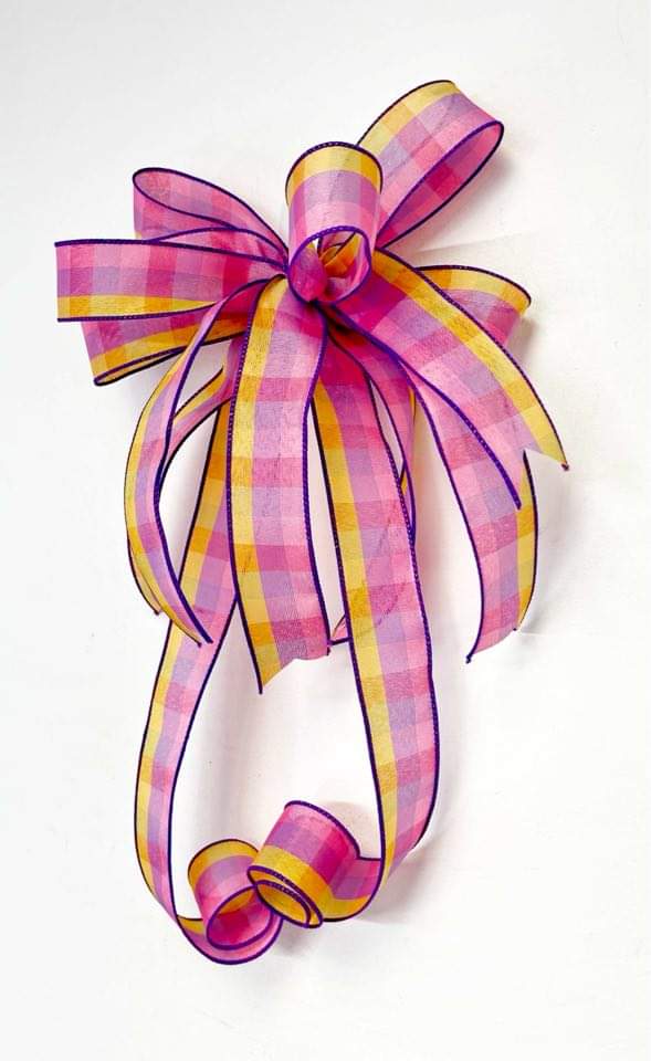 Multicolored Ribbon Funky Bow