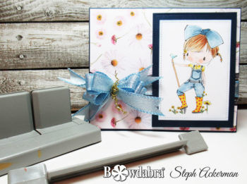 How to add something extra to a handmade greeting card with a Bowdabra bow