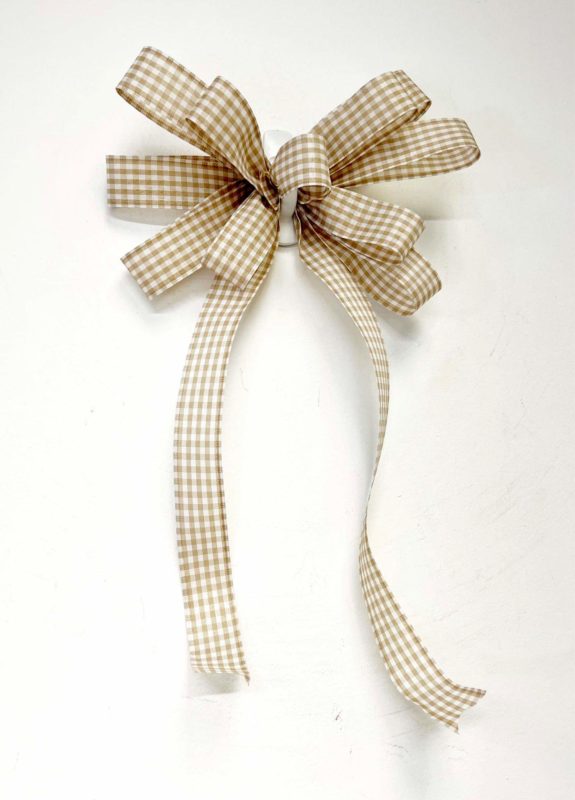 diy ribbon crafts - gingham bow