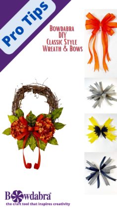 diy wreath bow video