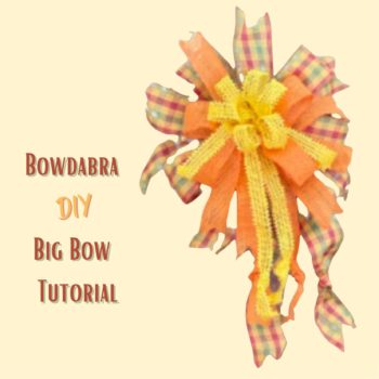 large Bowdabra wreath bow