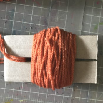 Wrap Yarn around Loom