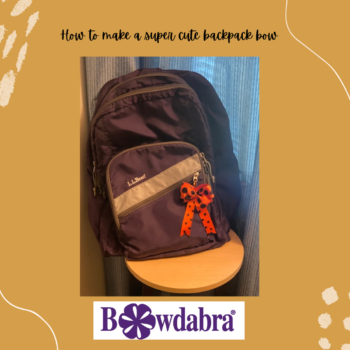 backpack bow