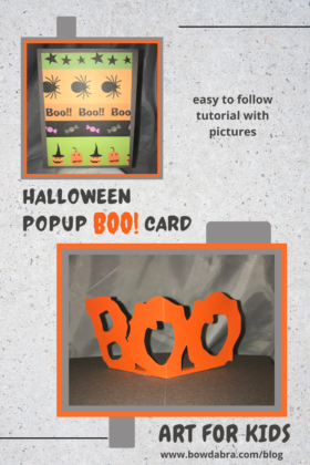 How to Make the Perfect BOO Popup Halloween Greeting Card