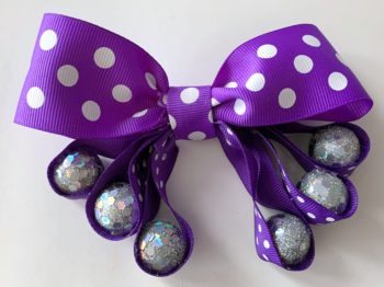 How to Make an Adorable Sparkly Loopy Hair Bow with Bowdabra
