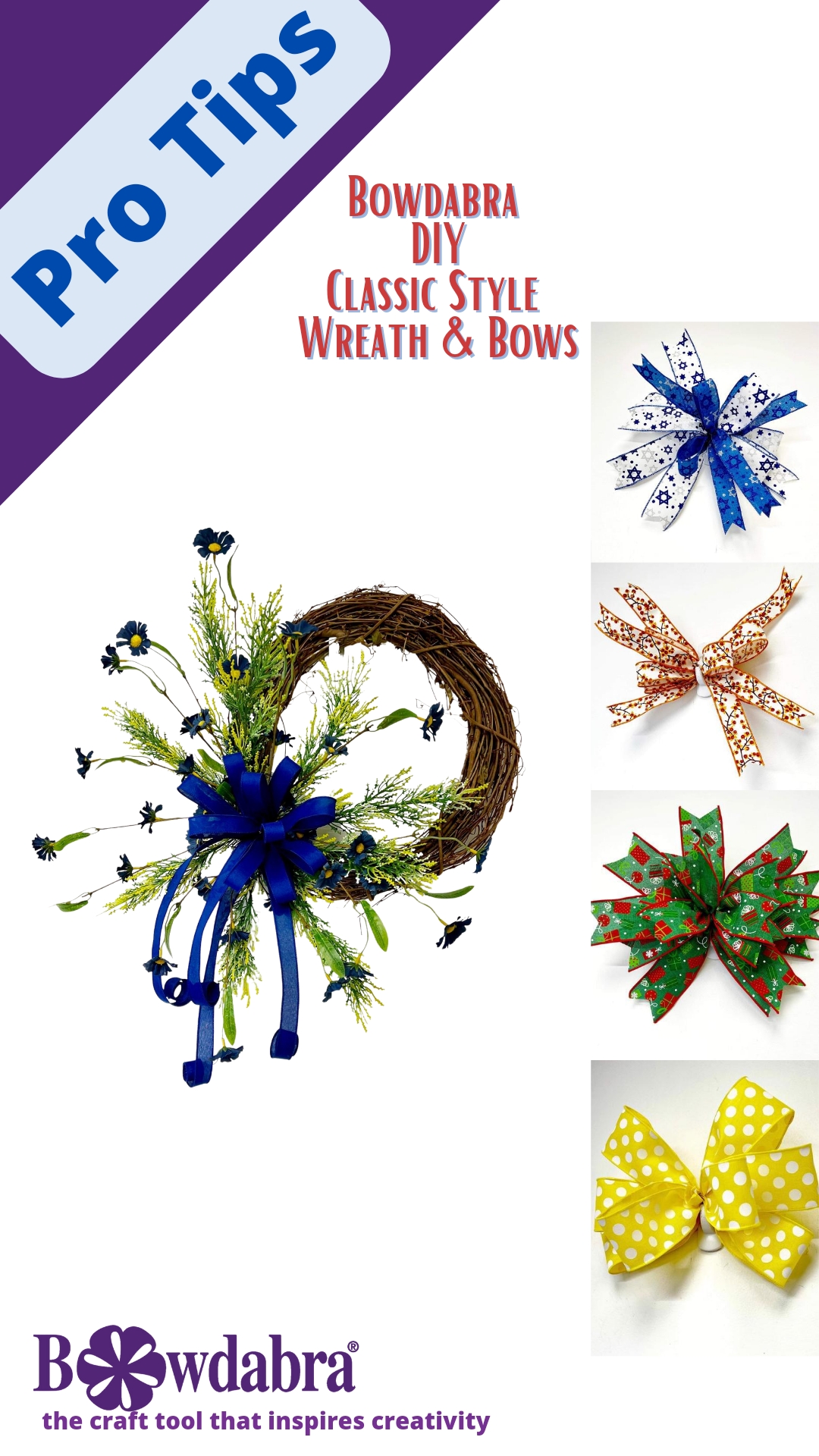 christmas wreath bow video