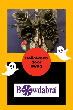 Halloween door swag