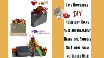 cemetery headstone arrangement