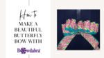Here are the easy one-two-three steps to making a beautiful butterfly bow with Bowdabra